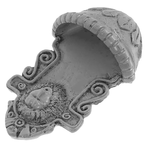 BATHVEVE Miniatur Löwenkopf Wanddekoration Realistisches Mikromodell für Puppenhäuser und Symbol für Stärke für Kleine Räume Wandkunst und Kreative Szenen von BATHVEVE