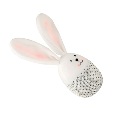 BATHVEVE Niedliches Osterhase Plüschtier Weiches Kaninchen Stofftier als Osterdekoration Süßes Bunny Ornament für Tisch Sofa Regal und Festliche Frühlingsdeko von BATHVEVE
