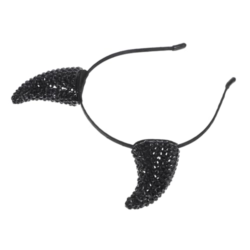 BATHVEVE Schwarzes Teufelshörner-stirnband – Teufelskostüm-haarband – Kuhhörner-haarreif – Halloween-dämon-cosplay-kopfbedeckung Für Kostümparty-dekoration BATHVEVE Schwarzes Teufelshörner-stirnband – Teufelskostüm-haarband – Kuhhörner-haarreif – Halloween-dämon-cosplay-kopfbedeckung Für Kostümparty-dekoration von BATHVEVE