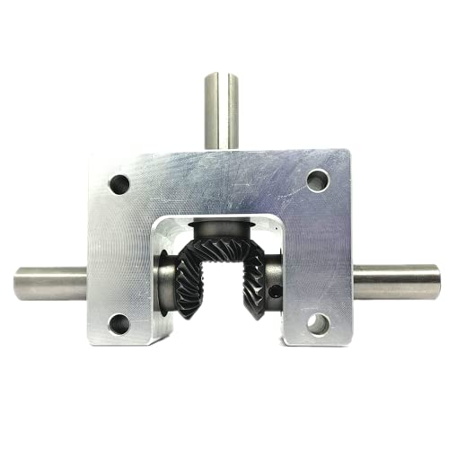 BATIVFLUG Werkzeuge kompatibel mit Differentialmontage-Getriebe, 90 Grad, 1:1, Spiralkegelrad, 6/8/10 mm Koaxial-Eckgerät (8 mm Schaft) von BATIVFLUG