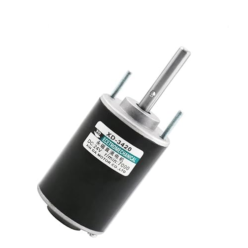 Werkzeuge kompatibel mit DC 12V 3500 U/min oder 24 V 7000 U/min Hochgeschwindigkeits-Gleichstrommotor 30W Geschwindigkeit Verstellbarer CW CCW Motor 51mm x 71mm(24V 7000rpm) von BATIVFLUG