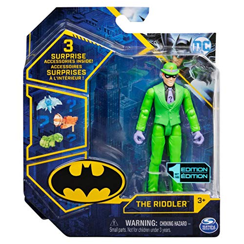 DC Batman 2021 Riddler Actionfigur von Spin Master, 10,2 cm von Batman