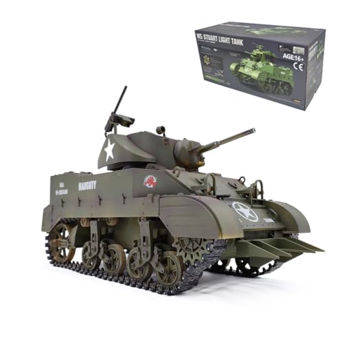 BAUBAUPLAY 1:16 M5A1 Kampfpanzer Modellbau Panzer von BAUBAUPLAY