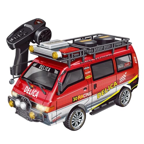 BAUBAUPLAY Ferngesteuertes Auto, 1/24 2.4GHz 4WD Offroad Vollproportional RC Truck Modell, RC Lieferwagen Truck Geschenk für Erwachsene BAUBAUPLAY Ferngesteuertes Auto, 1/24 2.4GHz 4WD Offroad Vollproportional RC Truck Modell, RC Lieferwagen Truck Geschenk für Erwachsene von BAUBAUPLAY