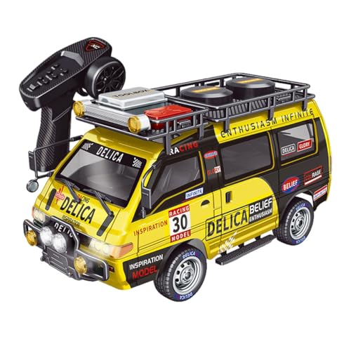 BAUBAUPLAY Ferngesteuertes Auto, 1/24 2.4GHz 4WD Offroad Vollproportional RC Truck Modell, RC Lieferwagen Truck Geschenk für Erwachsene BAUBAUPLAY Ferngesteuertes Auto, 1/24 2.4GHz 4WD Offroad Vollproportional RC Truck Modell, RC Lieferwagen Truck Geschenk für Erwachsene von BAUBAUPLAY
