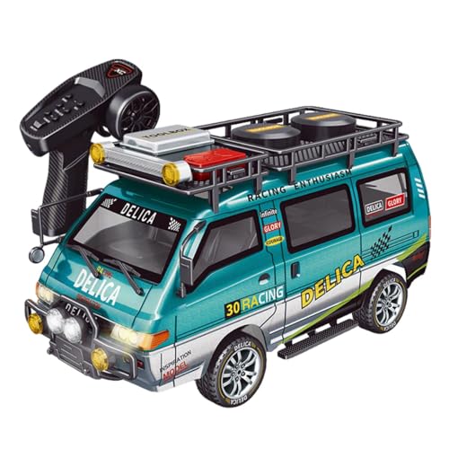 BAUBAUPLAY Ferngesteuertes Auto, 1/24 2.4GHz 4WD Offroad Vollproportional RC Truck Modell, RC Lieferwagen Truck Geschenk für Erwachsene BAUBAUPLAY Ferngesteuertes Auto, 1/24 2.4GHz 4WD Offroad Vollproportional RC Truck Modell, RC Lieferwagen Truck Geschenk für Erwachsene von BAUBAUPLAY