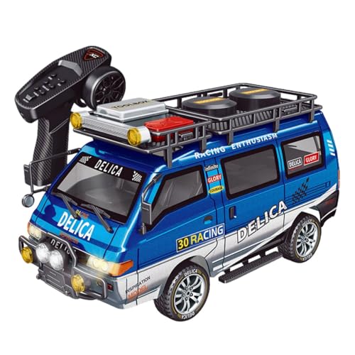 BAUBAUPLAY Ferngesteuertes Auto, 1/24 2.4GHz 4WD Offroad Vollproportional RC Truck Modell, RC Lieferwagen Truck Geschenk für Erwachsene BAUBAUPLAY Ferngesteuertes Auto, 1/24 2.4GHz 4WD Offroad Vollproportional RC Truck Modell, RC Lieferwagen Truck Geschenk für Erwachsene von BAUBAUPLAY