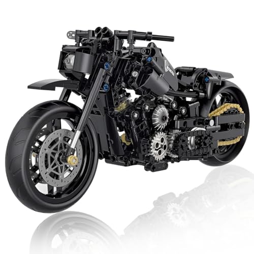 Motorrad Bausteine Bauset Modell, 586 Teile Superbike Klemmbausteine Konstruktionsspielzeug Modell, Rennen Supermotorrad Bauspielzeugsets Motorrad Bausteine Bauset Modell, 586 Teile Superbike Klemmbausteine Konstruktionsspielzeug Modell, Rennen Supermotorrad Bauspielzeugsets von BAUKST