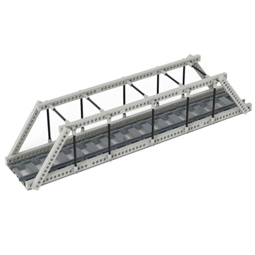 Zug Schienen Brücke Bausteine Bausatz, City Eisenbahn Zubehör Klemmbausteine Eisenbahn Modell Konstruktionsspielzeug Set Zug Schienen Brücke Bausteine Bausatz, City Eisenbahn Zubehör Klemmbausteine Eisenbahn Modell Konstruktionsspielzeug Set von BAUKST