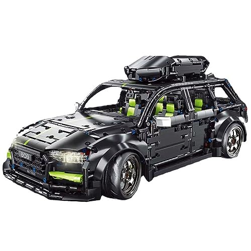 BAUNKO Auto Bausteine Modell für RS6, 2896 Teile Sportwagen Bausteine Bausatz, 1:10 Groß Auto Klemmbausteine Baukonstruktions Set BAUNKO Auto Bausteine Modell für RS6, 2896 Teile Sportwagen Bausteine Bausatz, 1:10 Groß Auto Klemmbausteine Baukonstruktions Set von BAUNKO