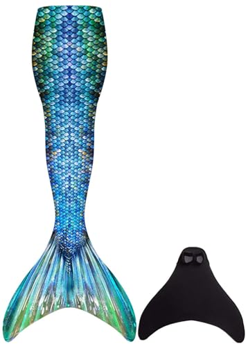 BAWADE Glitzerndes Kostüm mit Flossen – Perfekt für Verkleidung, Fotoshooting & Karneval – Elegantes Design für Kinder & Erwachsene BAWADE Glitzerndes Kostüm mit Flossen – Perfekt für Verkleidung, Fotoshooting & Karneval – Elegantes Design für Kinder & Erwachsene von BAWADE
