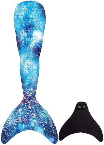 BAWADE Glitzerndes Kostüm mit Flossen – Perfekt für Verkleidung, Fotoshooting & Karneval – Elegantes Design für Kinder & Erwachsene BAWADE Glitzerndes Kostüm mit Flossen – Perfekt für Verkleidung, Fotoshooting & Karneval – Elegantes Design für Kinder & Erwachsene von BAWADE