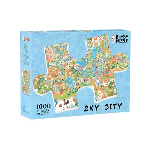 Magic School 1000 Teile Puzzle für Erwachsene (Sky City) von BAYBY