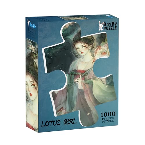 Spätsommer-Puzzle, 1000 Teile (Lotus Girl) von BAYBY