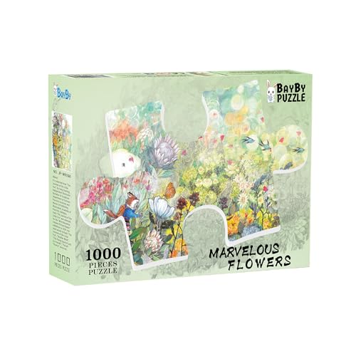 Spätsommer-Puzzle mit 1000 Teilen (wunderbare Blumen) von BAYBY
