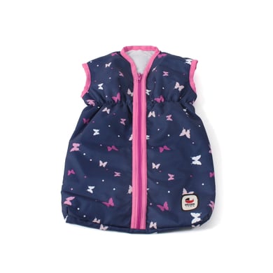 BAYER CHIC 2000 Puppen-Schlafsack Butterfly navy-pink von Bayer-Chic-2000