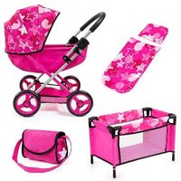 BAYERDESIGN 12749AB Puppenwagen Cosy Set pink Sterne BAYERDESIGN 12749AB Puppenwagen Cosy Set pink Sterne von BAYER DESIGN