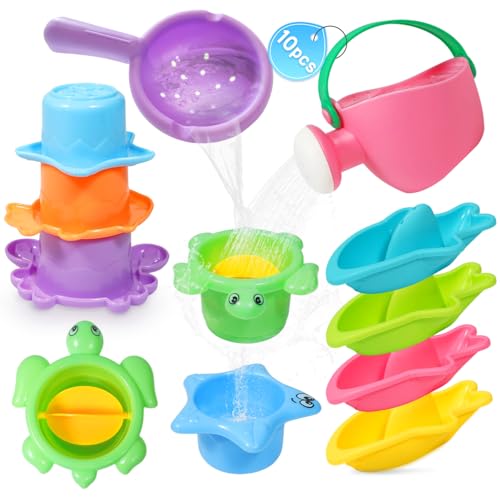 Badespielzeug Baby ab 1 2 3 4 Jahre, Wasserspielzeug Babygeschenke (BA-01) von BAYMI