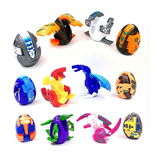BAYORE Dinosaurier Eier Verformungsroboter Spielzeug Automatische Transformation Kinder Pädagogisches Geschenk Verformungsroboter Spielzeug von BAYORE