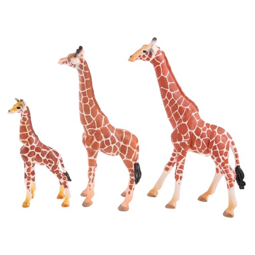 BAYORE Interaktive Giraffen Modelle Für Kinder Lernspielzeug Tragbar Pädagogisch Realistisch Dschungelwelt Spielzeug Giraffen Ornament von BAYORE