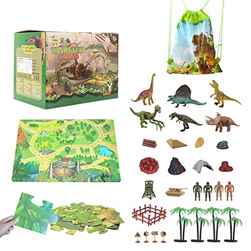 BAYORE Kinderspiel Interesse Logische Matte Dinosaurier Lustige Lieferungen Tragbares Lernspielzeug Kinder Wettbewerbsspiele von BAYORE