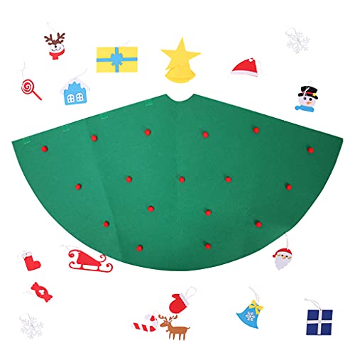 BAYORE Neue Weihnachtsdekorationen Handgefertigtes Puzzle Spielzeug Für Kinder Dreidimensionaler Weihnachtsbaum Für Kinder Zum Selbermachen Weihnachtsbaum Set Mit Lichtern Und Ornamenten von BAYORE
