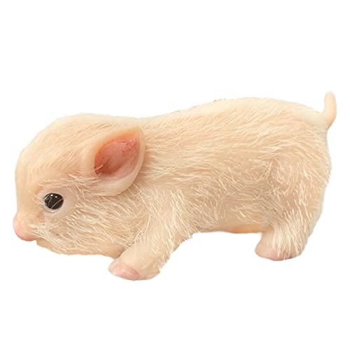 BAYORE Simuliertes Schwein Ostergeschenk Baby Frühpädagogisches Spielzeug Schweinespielzeug Silikon Hergestelltes Selbstentspannendes Spielzeugschwein von BAYORE