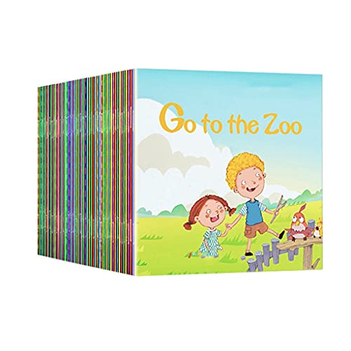 Sprachbücher Für Die Frühkindliche Entwicklung Mit Aktivität Cartoon Design. Feinpapiergefertigte Englische Bücher Für Kleinkinder von BAYORE