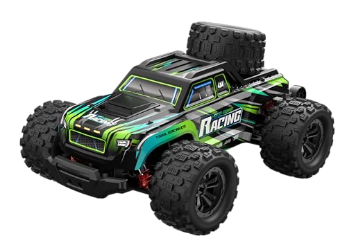BAZADER Ferngesteuertes Auto Remote Control Car 1:16 RC Auto 40+ km/h 4WD Offroad RC Truck Mit RGB-Atemlichtern- 2 Batterien 2.4GHz All Terrain Auto Spielzeug Ferngesteuertes Auto ab 4 6 8 10 Jahre von BAZADER