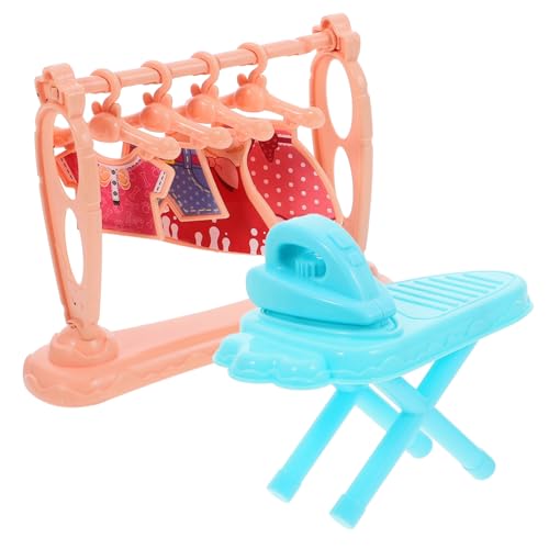 BAZEITFLOW 1Satz Bügelset für Puppenhäuser mit Mini Bügeleisen und Bügeltisch Mini Ornament für Fantasievolles und Dekoration und Sammler BAZEITFLOW 1Satz Bügelset für Puppenhäuser mit Mini Bügeleisen und Bügeltisch Mini Ornament für Fantasievolles und Dekoration und Sammler von BAZEITFLOW