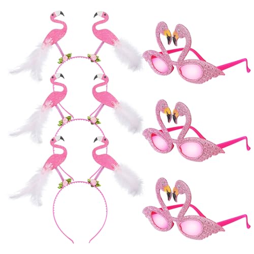 BAZEITFLOW 1satz Flamingo Mit Haarreif Und Brille Lustige Partyaccessoires Für Geburtstagsfeiern Hawaii-events Und Fotoshootings Und Langlebig Teiliges BAZEITFLOW 1satz Flamingo Mit Haarreif Und Brille Lustige Partyaccessoires Für Geburtstagsfeiern Hawaii-events Und Fotoshootings Und Langlebig Teiliges von BAZEITFLOW