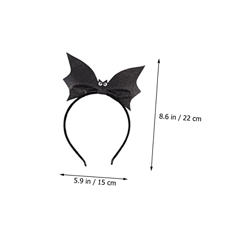 BAZEITFLOW 2 Stück Halloween Fledermaus Haarreifen mit Glitzer Pailletten Bequemes Kostüm Headband für Party Cosplay Karneval und Halloween Fest Schwarz und Rot Attraktives Bat Design BAZEITFLOW 2 Stück Halloween Fledermaus Haarreifen mit Glitzer Pailletten Bequemes Kostüm Headband für Party Cosplay Karneval und Halloween Fest Schwarz und Rot Attraktives Bat Design von BAZEITFLOW
