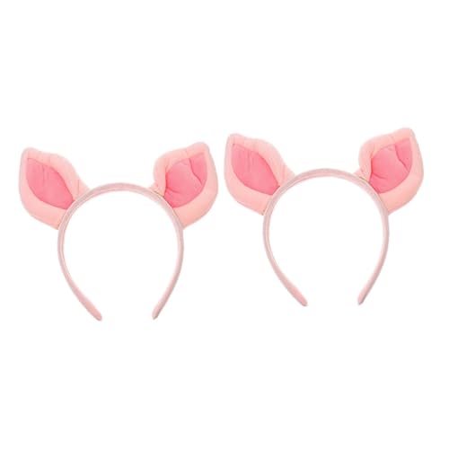 BAZEITFLOW 2 Stück Pig Ears Haarreifen Kuschelige Kopfbedeckung für Cosplay und Partys und Sicheres Tragegefühl Niedliches Accessoire für BAZEITFLOW 2 Stück Pig Ears Haarreifen Kuschelige Kopfbedeckung für Cosplay und Partys und Sicheres Tragegefühl Niedliches Accessoire für von BAZEITFLOW