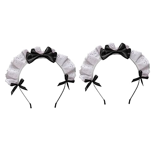 BAZEITFLOW 2 Stück Teiliges Lolita Haarschleifen Spitzen Universelle Süßer Kopfschmuck für Damen Geeignet für Party Cosplay Hochzeit Karneval Halloween und Bühnenauftritte BAZEITFLOW 2 Stück Teiliges Lolita Haarschleifen Spitzen Universelle Süßer Kopfschmuck für Damen Geeignet für Party Cosplay Hochzeit Karneval Halloween und Bühnenauftritte von BAZEITFLOW