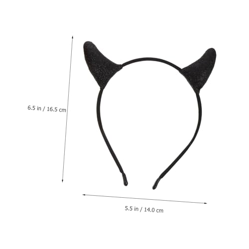BAZEITFLOW 2 Stück Teufelshörner Haarreif für Damen Halloween Kostüm Stirnband in Rot und Schwarz Langlebiger Kopfschmuck mit Kreativen Hörnern für Karneval Cosplay und Festtagsfeiern BAZEITFLOW 2 Stück Teufelshörner Haarreif für Damen Halloween Kostüm Stirnband in Rot und Schwarz Langlebiger Kopfschmuck mit Kreativen Hörnern für Karneval Cosplay und Festtagsfeiern von BAZEITFLOW