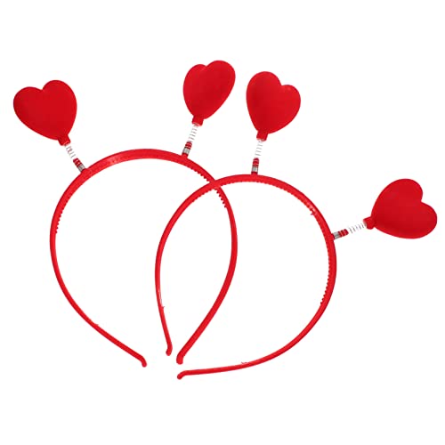 BAZEITFLOW 2 Stück Valentinstag Haarreif Teiliges Rote Herz Bopper aus Kunststoff und Weicher Elastischer Kopfband Haarschmuck für Party Hochzeit Karneval und Fotorequisiten BAZEITFLOW 2 Stück Valentinstag Haarreif Teiliges Rote Herz Bopper aus Kunststoff und Weicher Elastischer Kopfband Haarschmuck für Party Hochzeit Karneval und Fotorequisiten von BAZEITFLOW