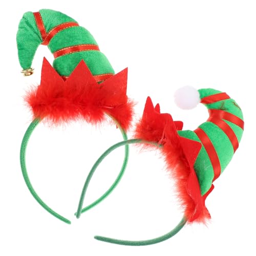 BAZEITFLOW 2 Stück Weihnachtliche Haarreifen mit Glöckchen und Federn Lustiger Festival Party Kopfschmuck Langlebig Leicht für Weihnachtsfeier Karneval und Festliche Anlässe BAZEITFLOW 2 Stück Weihnachtliche Haarreifen mit Glöckchen und Federn Lustiger Festival Party Kopfschmuck Langlebig Leicht für Weihnachtsfeier Karneval und Festliche Anlässe von BAZEITFLOW
