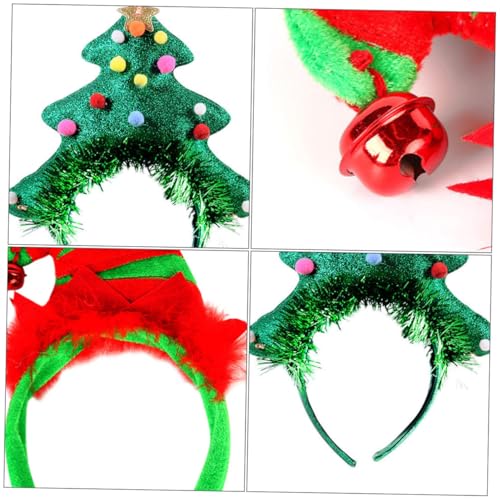 BAZEITFLOW 2 Stück Weihnachts Haarreifen Clown Hut Design Lustige Festival Kopfbedeckung Karneval Party Zubehör für Erwachsene von BAZEITFLOW