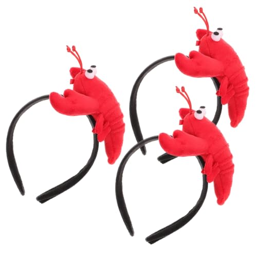 BAZEITFLOW 3 Stück Teiliges Haarreif mit Niedlichen Kleinen Flusskrebs Ohren Weiche Plüsch Kopfbänder Festliche Party Haarschmuck für Damen und Mädchen Auffälliges Cartoon Design BAZEITFLOW 3 Stück Teiliges Haarreif mit Niedlichen Kleinen Flusskrebs Ohren Weiche Plüsch Kopfbänder Festliche Party Haarschmuck für Damen und Mädchen Auffälliges Cartoon Design von BAZEITFLOW
