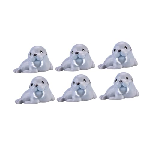 BAZEITFLOW 6 Stück Teiliges Lernspielzeug Meereswelt Tierfiguren aus Resin Walross Ornamente Realistisch Langlebig Kreative Dekoration für Miniaturlandschaft und Pädagogisches BAZEITFLOW 6 Stück Teiliges Lernspielzeug Meereswelt Tierfiguren aus Resin Walross Ornamente Realistisch Langlebig Kreative Dekoration für Miniaturlandschaft und Pädagogisches von BAZEITFLOW