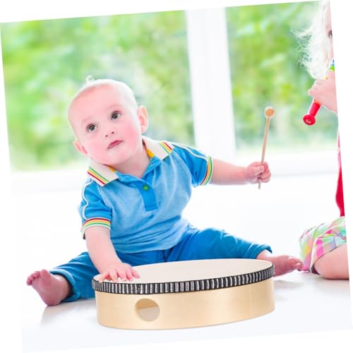 BAZEITFLOW 6 Stück Teiliges Percussion Instrument Set mit Holz Handtrommeln und Schlagstöcken Leichtes Sicheres Musikspielzeug für Hand Augen Koordination und Lernspaß BAZEITFLOW 6 Stück Teiliges Percussion Instrument Set mit Holz Handtrommeln und Schlagstöcken Leichtes Sicheres Musikspielzeug für Hand Augen Koordination und Lernspaß von BAZEITFLOW