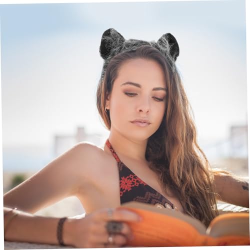 BAZEITFLOW 6 Stück Teiliges Wolf Kostüm Set mit Plüsch Tierhaar Haarreif Handschuhen Beinstulpen Weiches Halloween Cosplay Zubehör für Mädchen Festival Party BAZEITFLOW 6 Stück Teiliges Wolf Kostüm Set mit Plüsch Tierhaar Haarreif Handschuhen Beinstulpen Weiches Halloween Cosplay Zubehör für Mädchen Festival Party von BAZEITFLOW