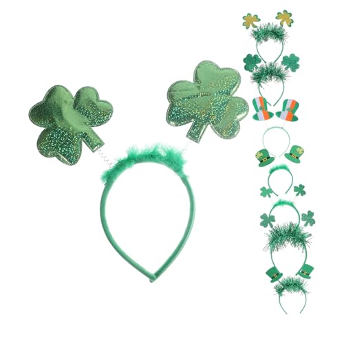 BAZEITFLOW 8 Stück Teiliges Shamrock Stirnband aus Kunststoff und Vielseitig Einsetzbar Bequem und Langlebig Patricks Day Party Dekoration und Haaraccessoire BAZEITFLOW 8 Stück Teiliges Shamrock Stirnband aus Kunststoff und Vielseitig Einsetzbar Bequem und Langlebig Patricks Day Party Dekoration und Haaraccessoire von BAZEITFLOW