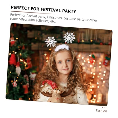 BAZEITFLOW 8 Stück Teiliges Weihnachts Haarreif mit Weißen Schneeflocken Langlebiges Kunststoff und Harzmaterial Komfortabel und Sicher für Weihnachtsfeiern Bühnenauftritte und BAZEITFLOW 8 Stück Teiliges Weihnachts Haarreif mit Weißen Schneeflocken Langlebiges Kunststoff und Harzmaterial Komfortabel und Sicher für Weihnachtsfeiern Bühnenauftritte und von BAZEITFLOW