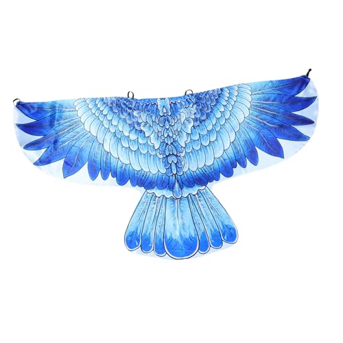 BAZEITFLOW Bunter Adlerflügel Umhang für Erwachsene Leichter Cosplay Flügel Weiches Material Vielseitiges Halloween Kostümzubehör für Themenpartys und Fantasy Verkleidungen von BAZEITFLOW