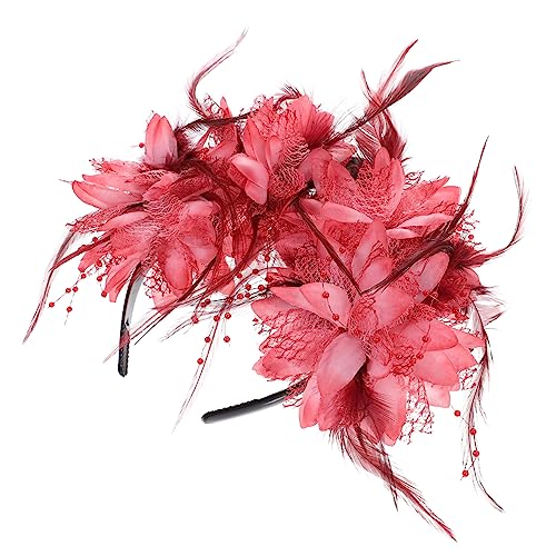 BAZEITFLOW Halloween Haarreif mit Schädel und Simulierten Blumen Leichter Kopfschmuck für Damen Party Accessoire für Karneval Kostüm Fotografie und Alltag Wiederverwendbar Zufällige Farbe von BAZEITFLOW