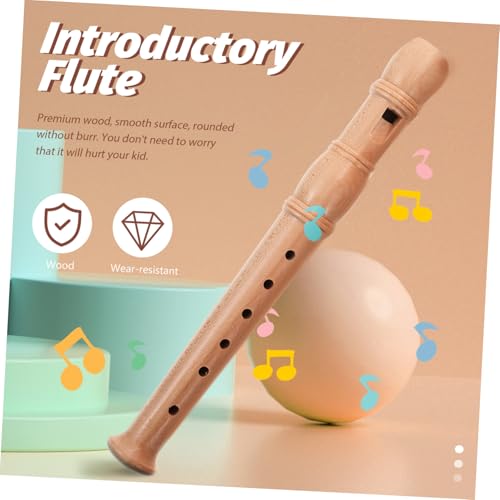BAZEITFLOW Holz Kinderblockflöte Blasinstrument Lernspielzeug für Mädchen und Jungen Leicht Tragbar Geruchsneutral Sicher und Langlebig für Anfänger und Musikalische Früherziehung BAZEITFLOW Holz Kinderblockflöte Blasinstrument Lernspielzeug für Mädchen und Jungen Leicht Tragbar Geruchsneutral Sicher und Langlebig für Anfänger und Musikalische Früherziehung von BAZEITFLOW