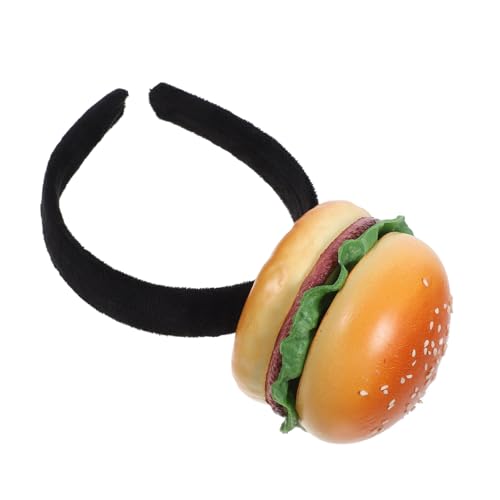 BAZEITFLOW Lustiges Hamburger Stirnband aus Leichtem Schwammstoff Bequemes Cosplay Kopfschmuck für Erwachsene Dekoratives Burger Headband für Partys Karneval und Themenveranstaltungen BAZEITFLOW Lustiges Hamburger Stirnband aus Leichtem Schwammstoff Bequemes Cosplay Kopfschmuck für Erwachsene Dekoratives Burger Headband für Partys Karneval und Themenveranstaltungen von BAZEITFLOW