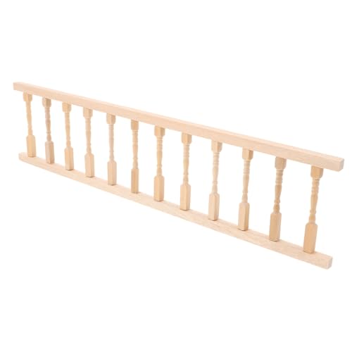 BAZEITFLOW Maßstab Miniatur Holzzaun Handlauf für Puppenhaus Handgefertigtes Holzgeländer als Dekoratives Zaunelement für Mini Häuser Puppenzubehör für DIY Puppenhauslandschaften BAZEITFLOW Maßstab Miniatur Holzzaun Handlauf für Puppenhaus Handgefertigtes Holzgeländer als Dekoratives Zaunelement für Mini Häuser Puppenzubehör für DIY Puppenhauslandschaften von BAZEITFLOW