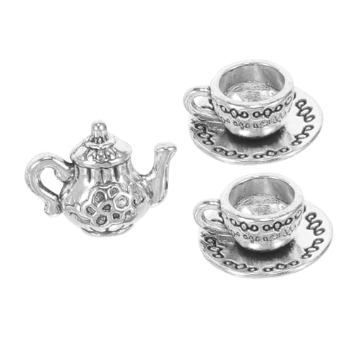 BAZEITFLOW Miniatur Puppenhaus Mini Kanne Set aus Metall Miniatur Eisenkanne mit Mini Metall Teetassen Puppenhaus Zubehör für Dekoration DIY und Foto Requisiten Silberfarben BAZEITFLOW Miniatur Puppenhaus Mini Kanne Set aus Metall Miniatur Eisenkanne mit Mini Metall Teetassen Puppenhaus Zubehör für Dekoration DIY und Foto Requisiten Silberfarben von BAZEITFLOW